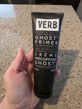 Verb Ghost Primer Smooth Frizz + Heat Protection Cream -